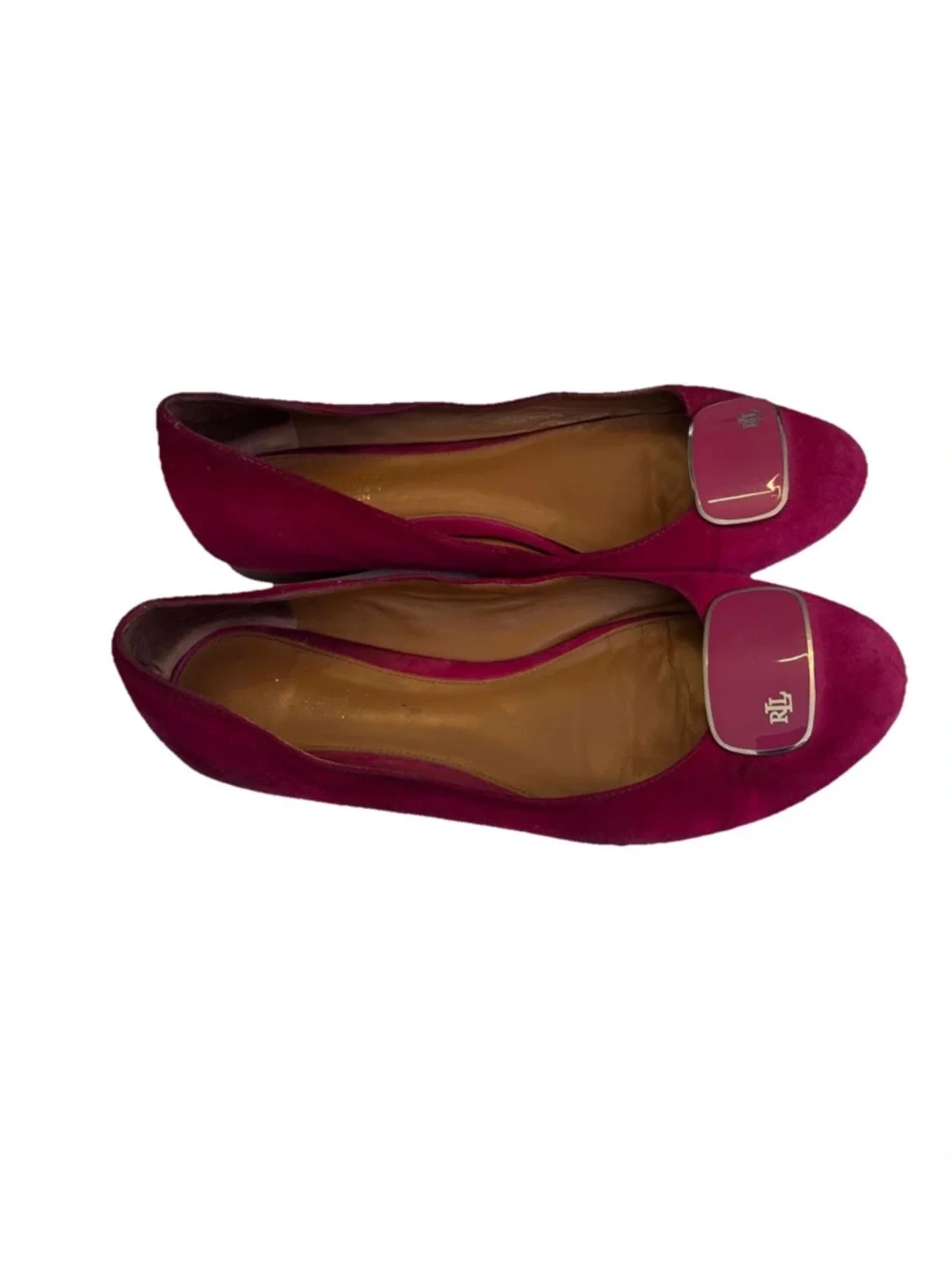 Lauren Ralph Lauren Women’s Camern Slip-On Ballet Flats In Geranium No Box Sz 9 - Picture 8 of 16